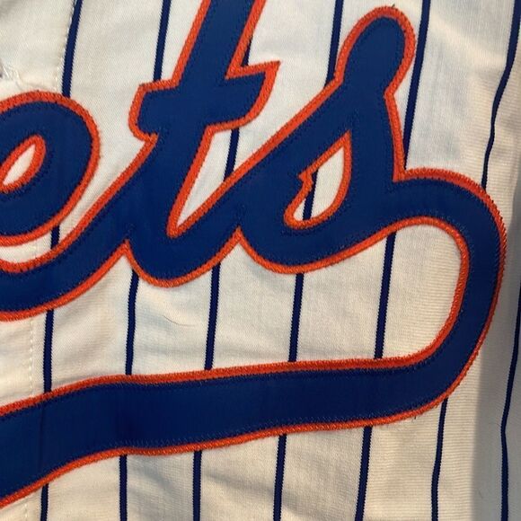 Mets MLB # three jersey vintage Ripon  athletic xl  made in Berlin Wisconsin. - Picture 3 of 6